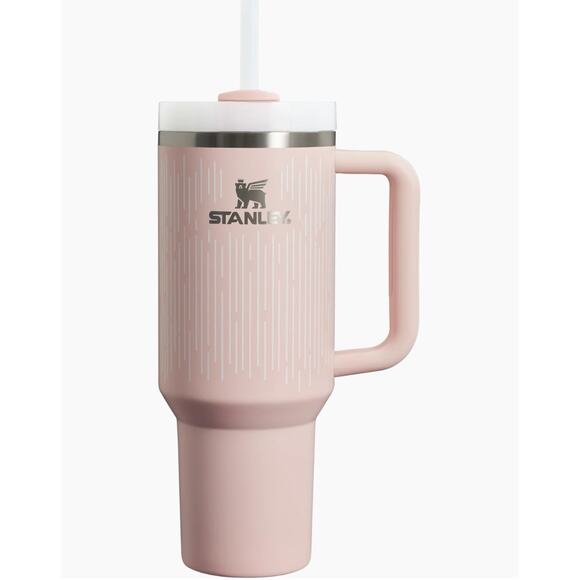 Stanley Soft Rain Bloom The Flowstate Quencher H2.0 40oz Tumbler Pink Pastel NIB - Picture 1 of 7
